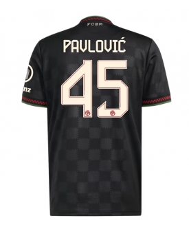 Billige Fotballdrakt Bayern Munich Aleksandar Pavlovic #45 Replika Tredjedrakt 2025-26 Kortermet Billige Fotballdrakt Bayern Munich Aleksandar Pavlovic #45 Replika Tredjedrakt 2025-26 Kortermet